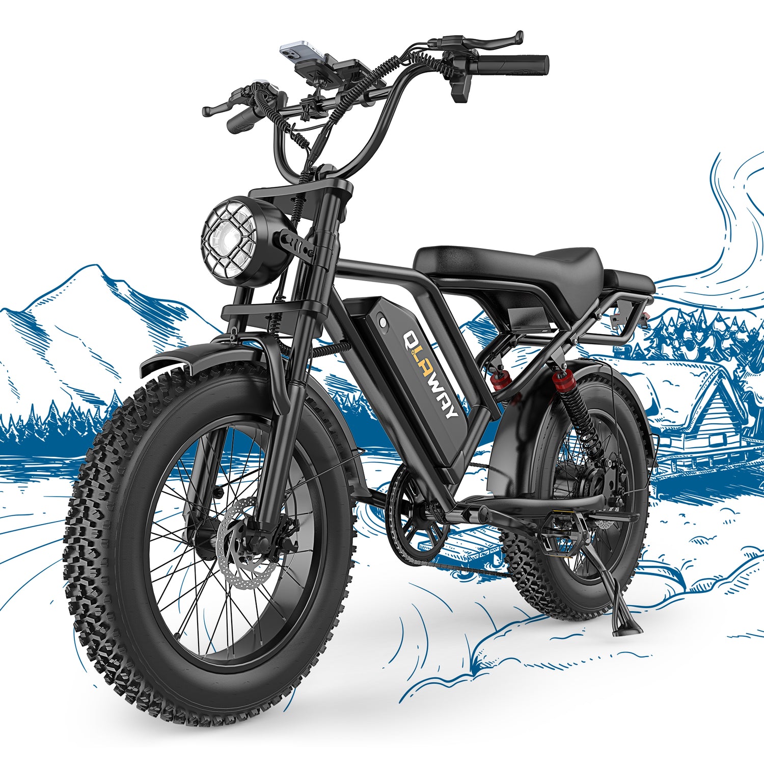 Qlaway BK20 electric mountain bike for adults