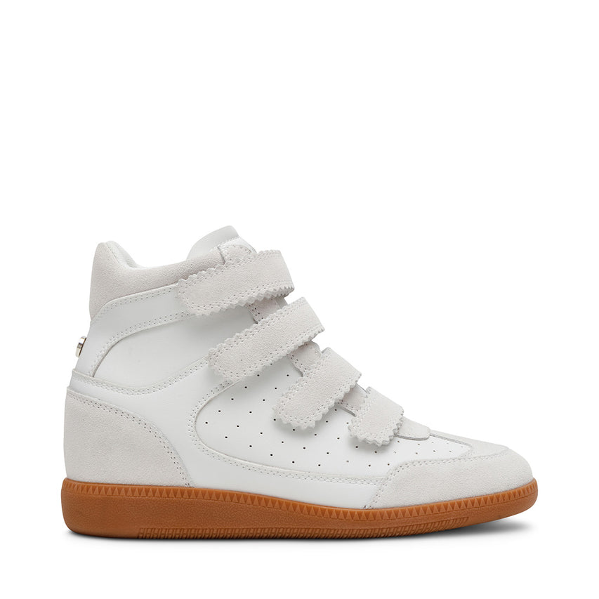 Mustang Sneaker White Suede